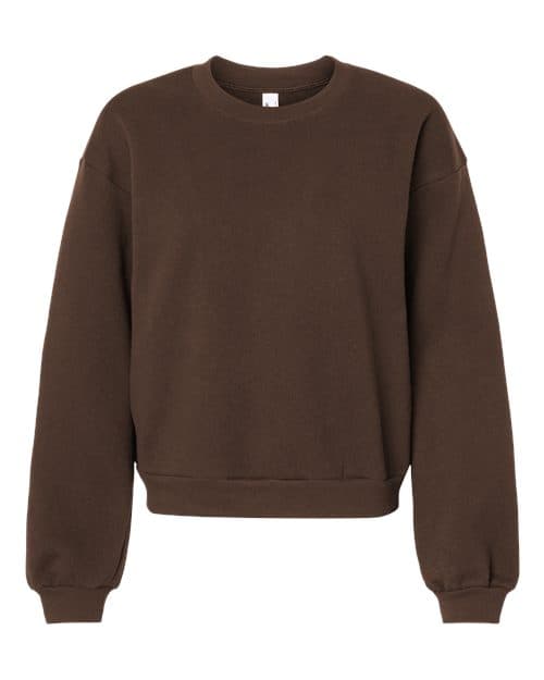 American Apparel Women's ReFlex Fleece Crewneck Sweatshirt