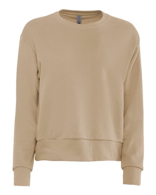 Next Level Women's Laguna Sueded Crewneck Sweatshirt