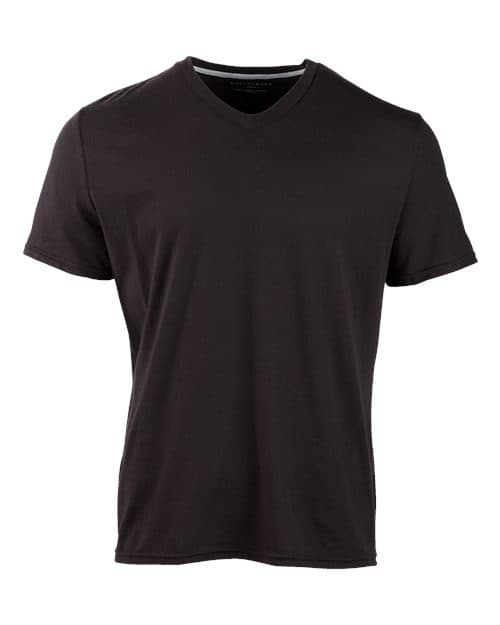 Boxercraft Men's High V-Neck T-Shirt in Black