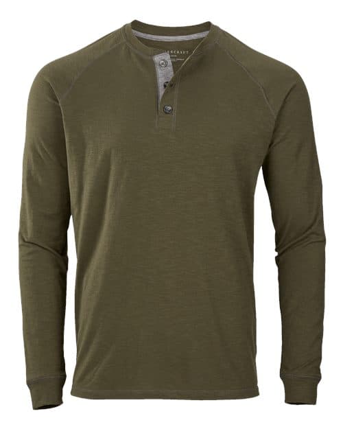 Boxercraft Unisex Henley Long Sleeve T-Shirt
