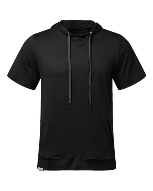Holloway Men's Eco Revive™ Ventura Soft Knit Short Sleeve Hooded Sweatshirt