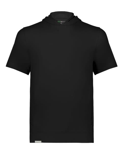 Holloway Youth Eco Revive™ Ventura Soft Knit Short Sleeve Hooded Sweatshirt