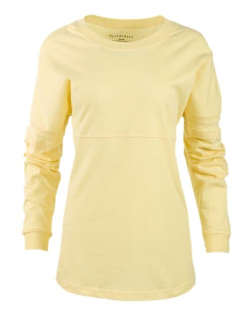 Boxercraft Women's Pom Pom Long Sleeve Jersey T-Shirt