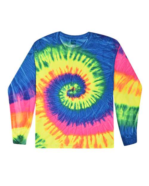 Colortone Youth Tie-Dyed Long Sleeve T-Shirt