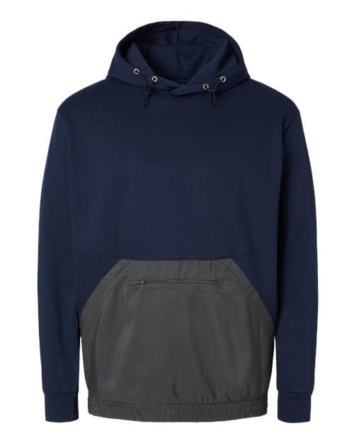 MV Sport Unisex Mixed Media Hooded Sweatshirt