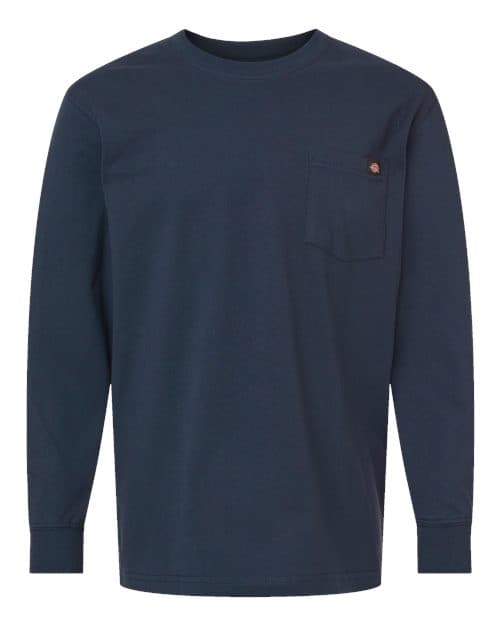Dickies Men's Tall Traditional Heavyweight Long Sleeve T-Shirt