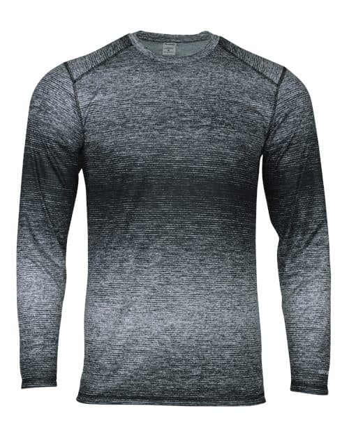 Paragon Men's Mirage Performance Long Sleeve T-Shirt in Black