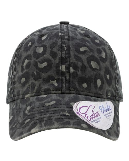 Infinity Her Women's Unstructured Fashion Prints Cap in Black Leopard