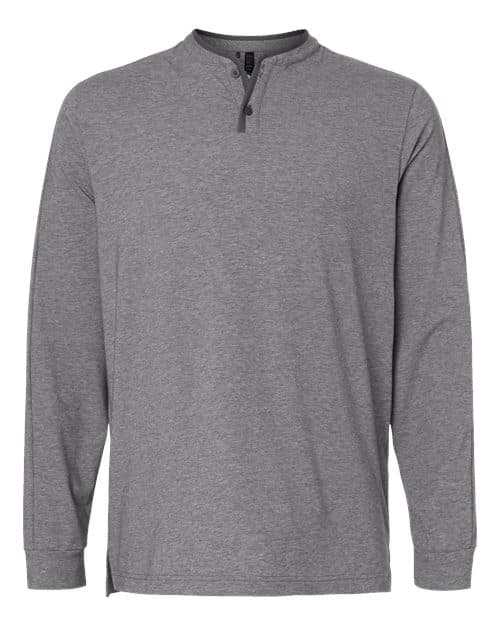 Adidas Men's Henley Long Sleeve T-Shirt