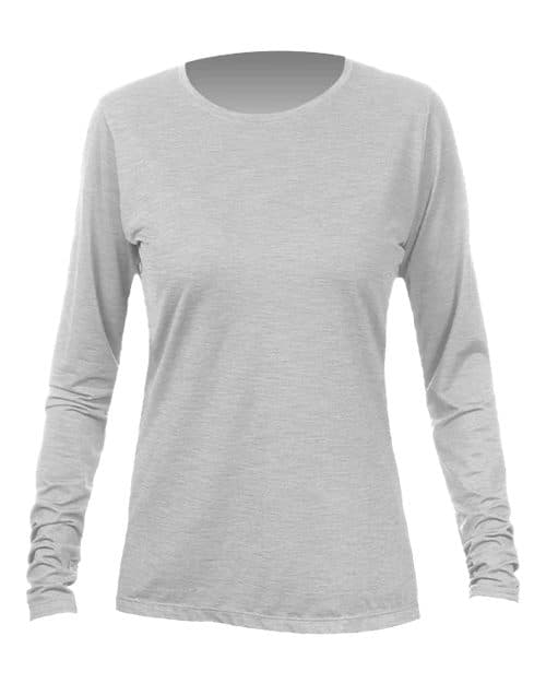ANETIK Women's Breeze Tech Long Sleeve T-Shirt in Alloy Heathered