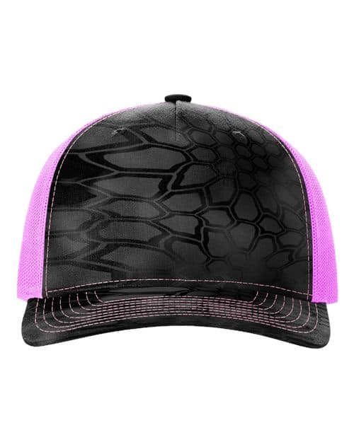 Richardson Printed Five-Panel Trucker Cap