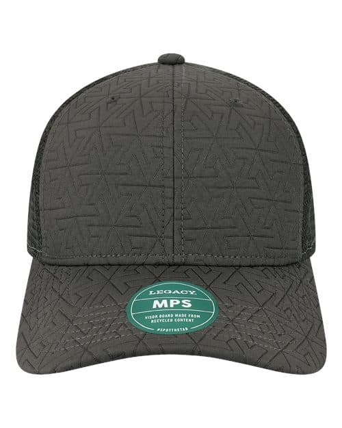 LEGACY Mid-Pro Snapback Trucker Cap in Black Z - Quilted