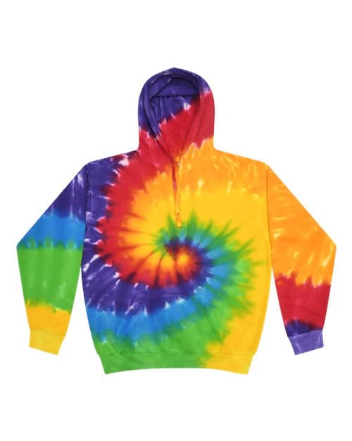 Colortone Unisex Tie-Dyed Hooded Sweatshirt