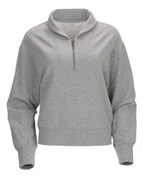 Boxercraft Women's Dream Crop Fleece Quarter-Zip
