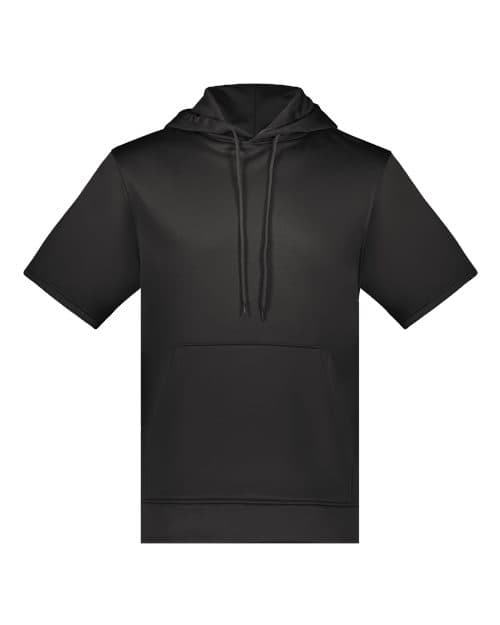 Augusta Sportswear Unisex Fleece Short Sleeve Hooded Pullover