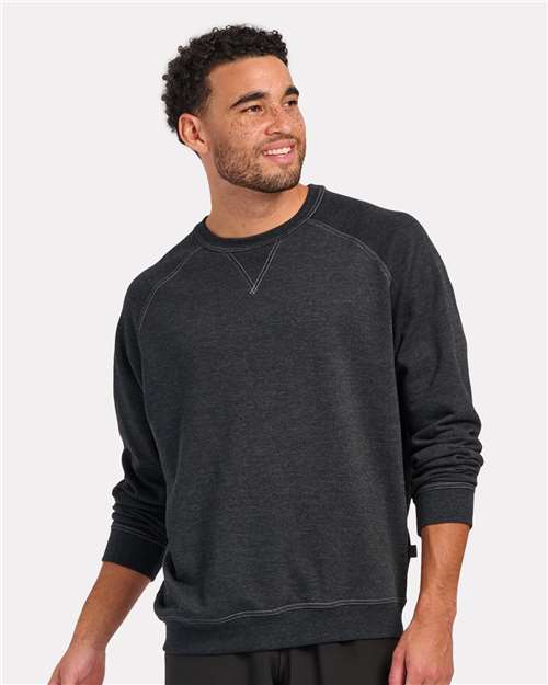 Boxercraft Men's French Terry Crewneck Sweatshirt in Charcoal Heather