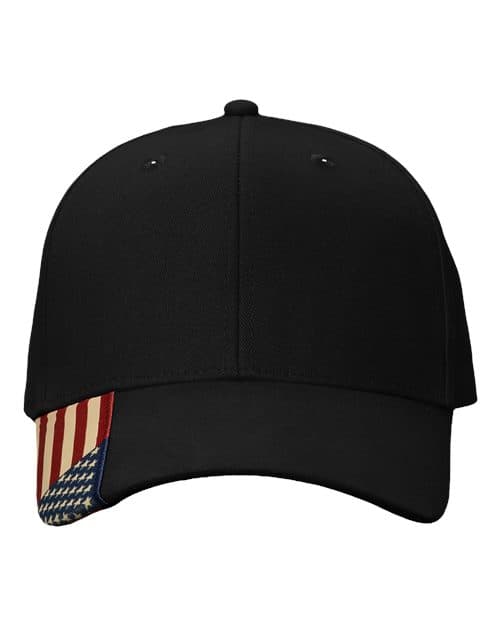 Kati USA Flag Cap in Black/ USA