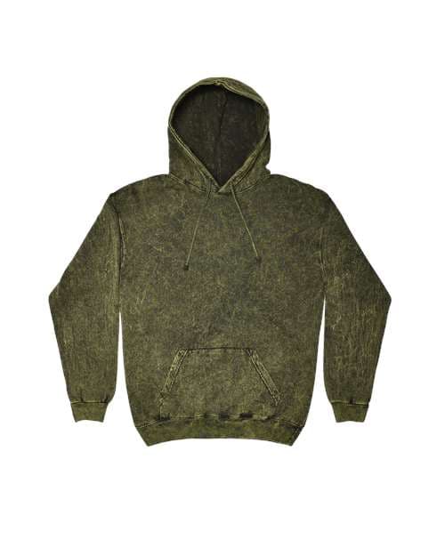 Colortone Unisex Mineral Wash Hooded Sweatshirt