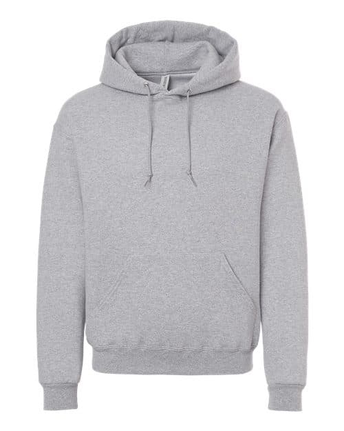 JERZEES Unisex Rugged Hooded Sweatshirt in Athletic Heather
