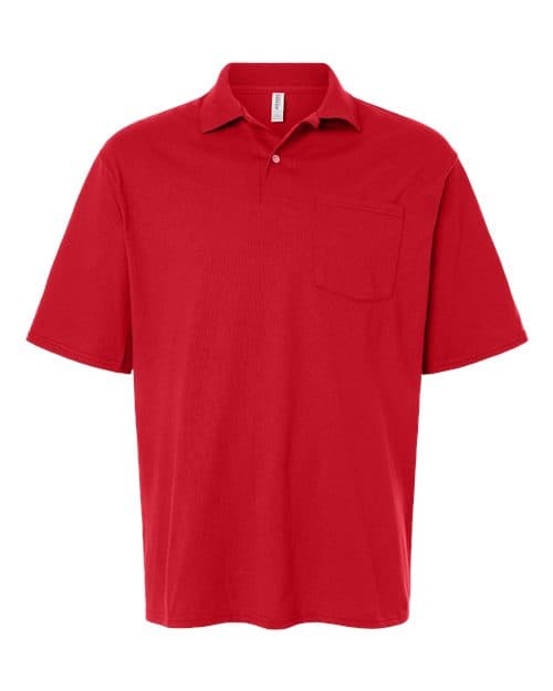 JERZEES Men's Dri-Power® Polo with Pocket
