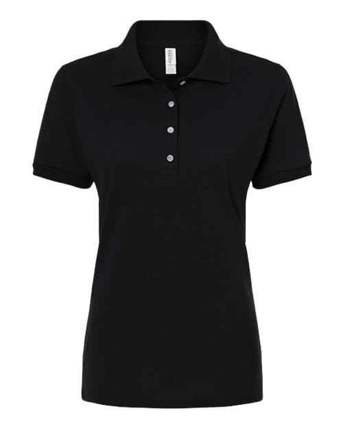 JERZEES Women's Dri-Power® Polo in Black