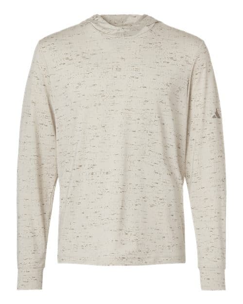 Adidas Men's Performance Hooded Long Sleeve T-Shirt in Alumina