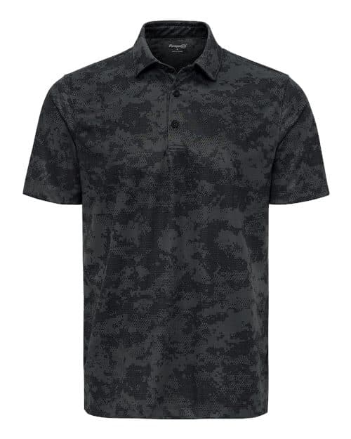 Paragon Men's Monterey Printed Polo in Black