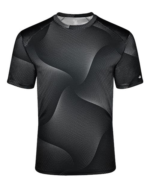 Badger Youth Warp T-Shirt in Black