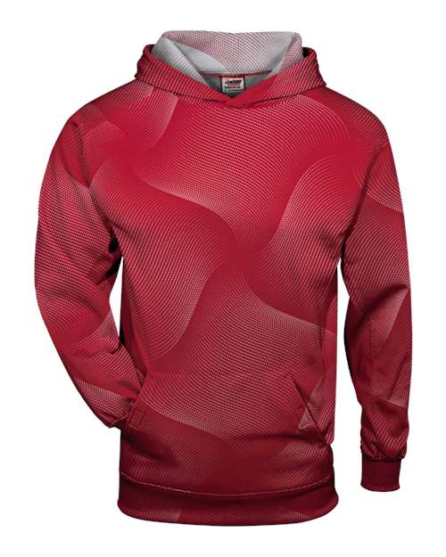 Badger Youth Warp Hooded Long Sleeve T-Shirt