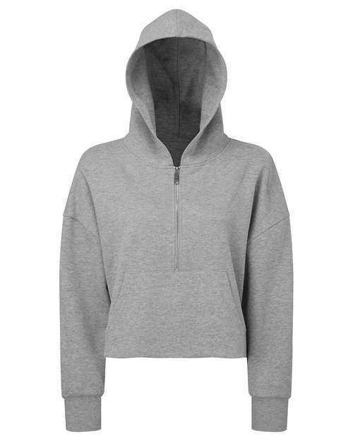 TriDri Women's Alice Half-Zip Hooded Sweatshirt