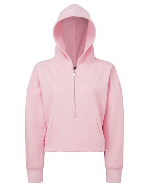 TriDri Women's Alice Half-Zip Hooded Sweatshirt