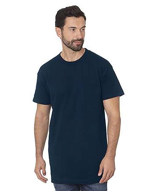 Bayside Men's Tall USA Made Pocket T-Shirt