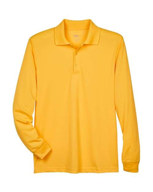CORE365 Men's Pinnacle Performance Long Sleeve Piqué Polo