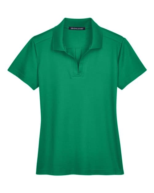 Devon & Jones Women's CrownLux Performance® Plaited Polo