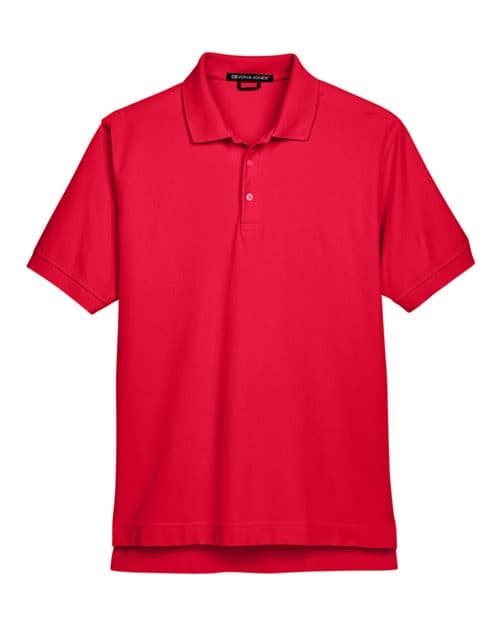 Devon & Jones Men's Pima Piqué Polo