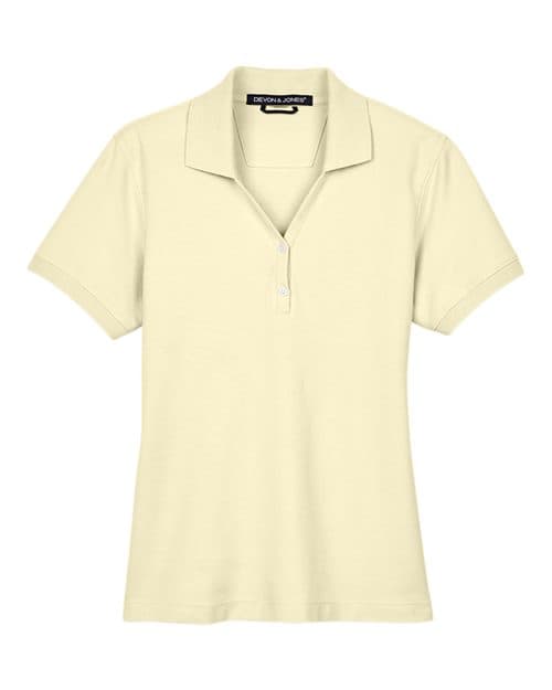 Devon & Jones Women's Pima Piqué Polo