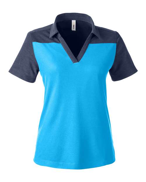 CORE365 Women's Fusion ChromaSoft™ Colorblock Polo