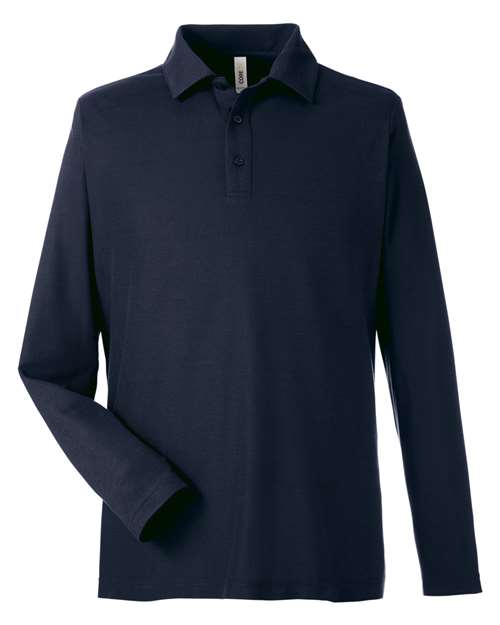 CORE365 Men's Fusion ChromaSoft™ Long Sleeve Pique Polo