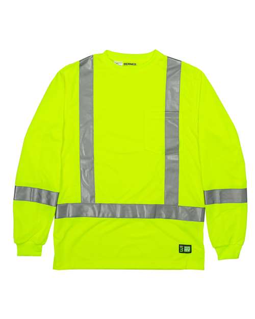 Berne Apparel Men's Hi-Vis Class 3 Performance Pocket T-Shirt