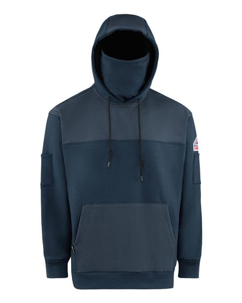 Bulwark Men's Flame-Resistant Fleece Hooded Sweatshirt