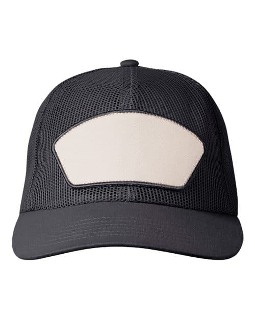 Big Accessories Homestead Mesh Trucker Cap in Black/ Black