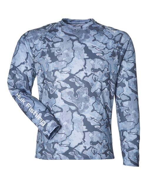 HUK Unisex LoPro Camo Long Sleeve T-Shirt in Erie