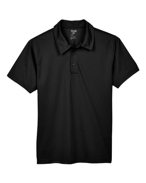 Team 365 Men's Command Snag Protection Polo in Black