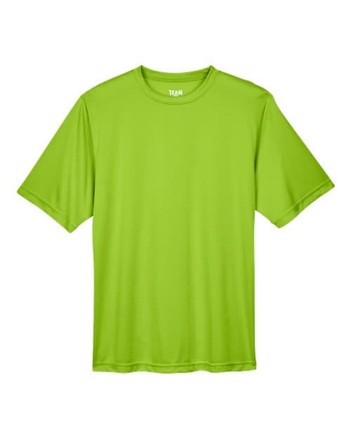 Team 365 Men's Zone Performance T-Shirt in Acid Green