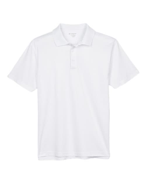 Harriton Men's Polyester Jersey Polo