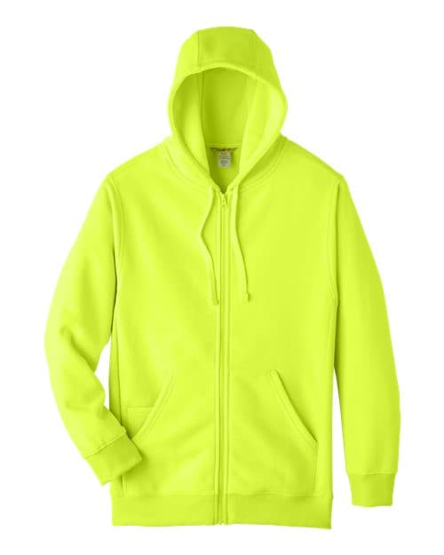 Team 365 Unisex Zone HydroSport™ Heavyweight Full-Zip Hooded Sweatshirt