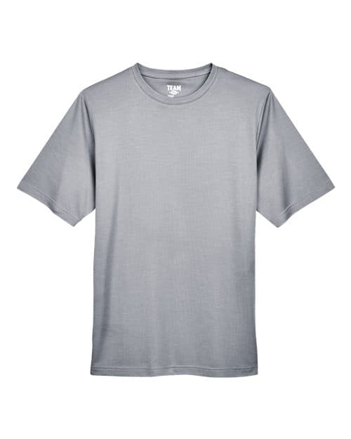 Team 365 Men's Sonic Heather Performance T-Shirt in Athletic Heather