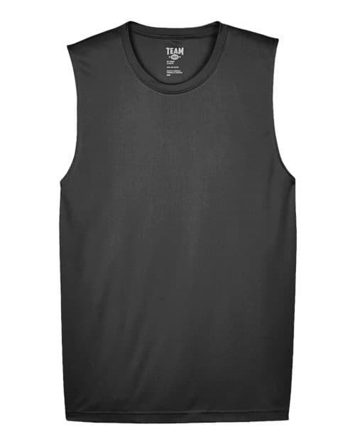 Team 365 Men's Zone Performance Muscle T-Shirt in Black