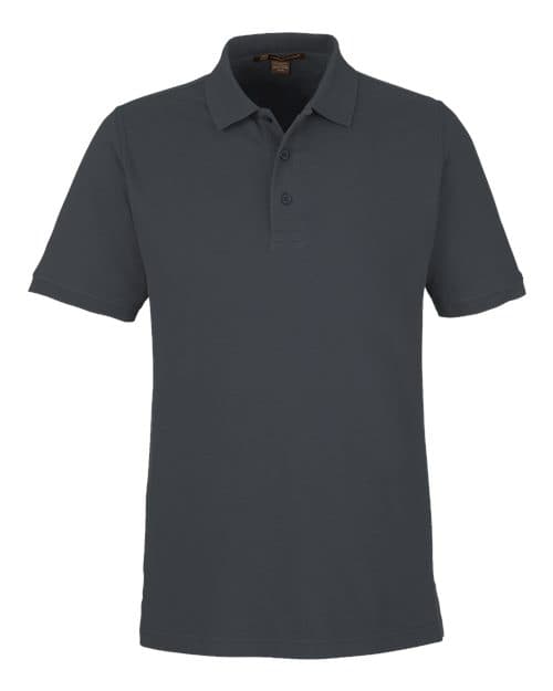 Harriton Men's Valiant Cotton Snag Protect Polo