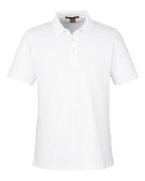 Harriton Men's Valiant Cotton Snag Protect Polo